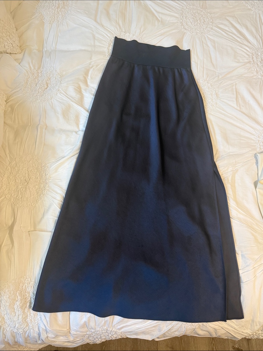 Theory High-Waist Navy Skirt